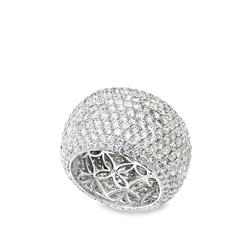 18k White Gold Diamond Ring Pre owned 18k 9ct diamonds 00