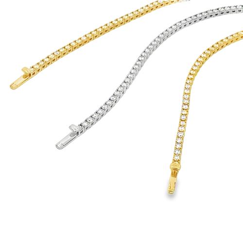 14k Tennis Bracelet 5.05CT